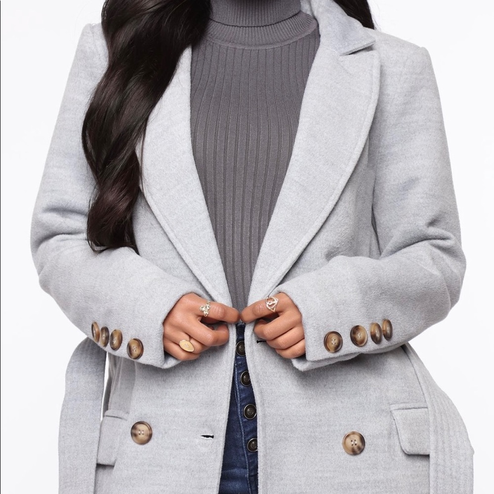 Grey Trench Coat
